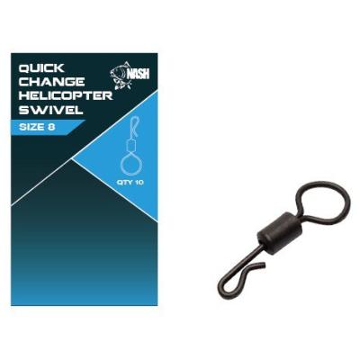 NASH Quick Change Helicoptere Swivel Size 8 (x10)
