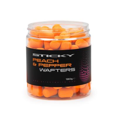 STICKY BAITS Dumbell Wafters Peach & Pepper 12mm