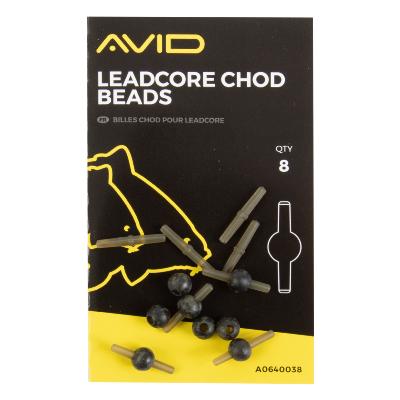 AVID CARP Leadcore Chod Beads (x8)