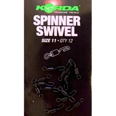 KORDA Spinner Swivel Size 11 (x12)