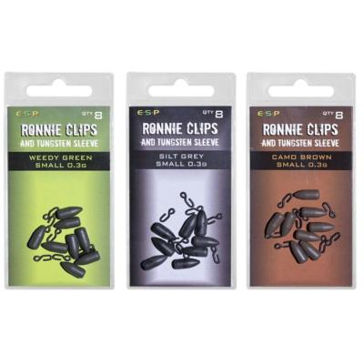 E-S-P Ronnie Clips & Tungsten Sleeve Small (x8)