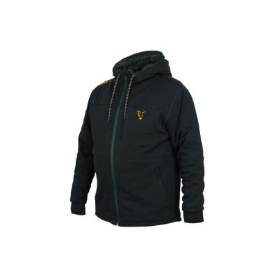 FOX Collection Black & Orange Sherpa Hoody