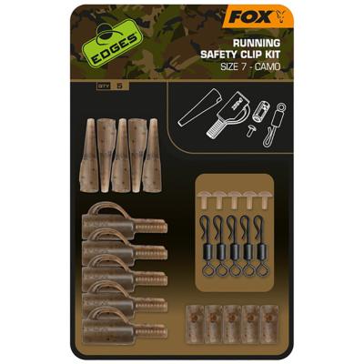 FOX Edges Camo Running Safety Clip Kit (x5)