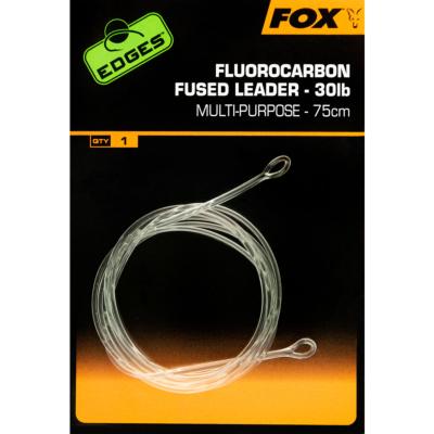 FOX Edges Fluorocarbon Fused Leader 30lbs No Swivel 75cm