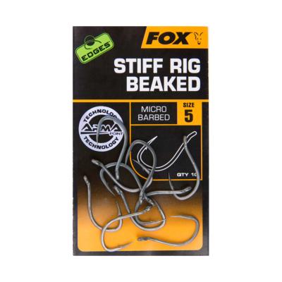Fox Edges Stiff Rig Beaked Hooks (x10)