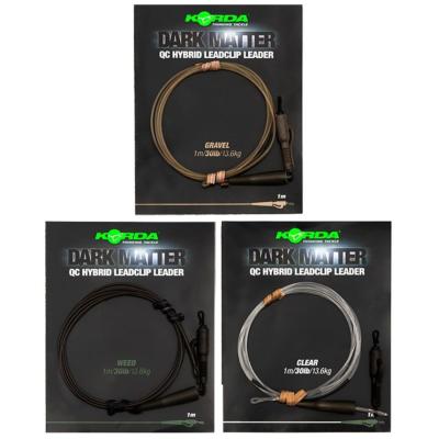 KORDA Dark Matter Leader QC Hybrid Lead Clip (1m)