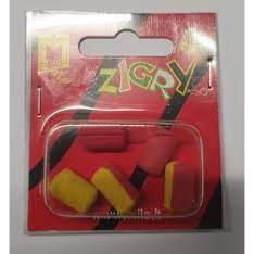 MILO Mousse Zigry Dumbell Medium Jaune / Rouge (x5)