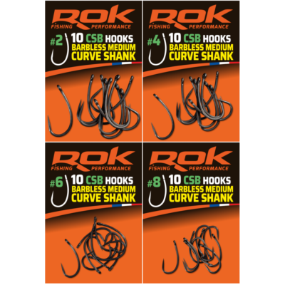 ROK Hameçons Medium Curve Shank B (x10)