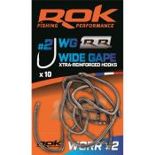 ROK Hameçons Wide Gape X-Tra Reinforced (x10)