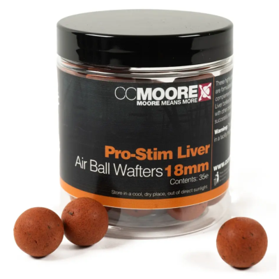 CC MOORE Air Ball Wafters Pro-stim Liver 18mm (x35)