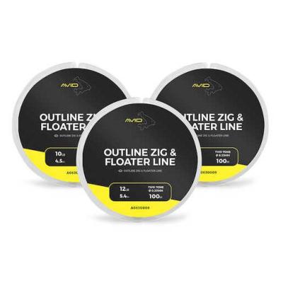 AVID CARP Outline Zig & Floater Line (100m)