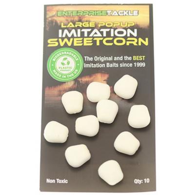 ENTERPRISE TACKLE Large Pop Up Corn Blanc (x10)