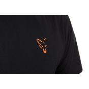 FOX Classic T-shirt Black / Orange