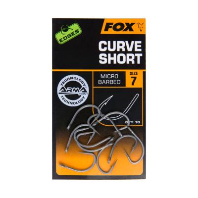 Fox Edges Curve Shank Short Hooks (x10)