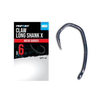 NASH Hameçons Pinpoint Claw Longshank X (x10)