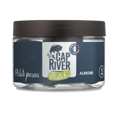 CAP RIVER Match Pellets Percés Amande (80g)