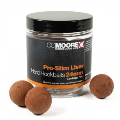 CC MOORE Hard Hookbaits Pro-stim Liver 24mm (x15)