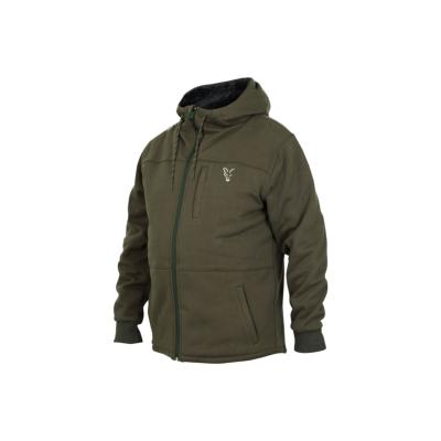 FOX Collection Green / Silver Sherpa Hoody