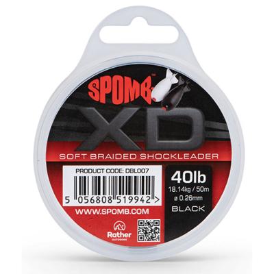 SPOMB Braid Leader Black 40lbs (50m)