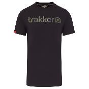 TRAKKER CR Logo T-Shirt Black Camo