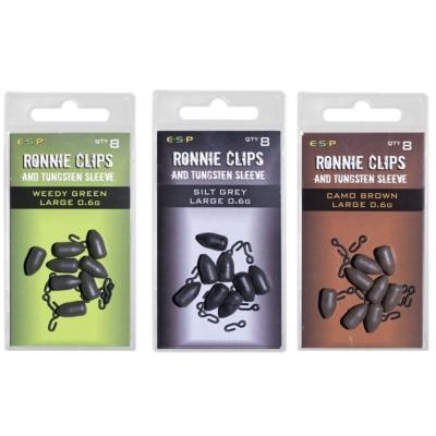 E-S-P Ronnie Clips & Tungsten Sleeve Large (x8)