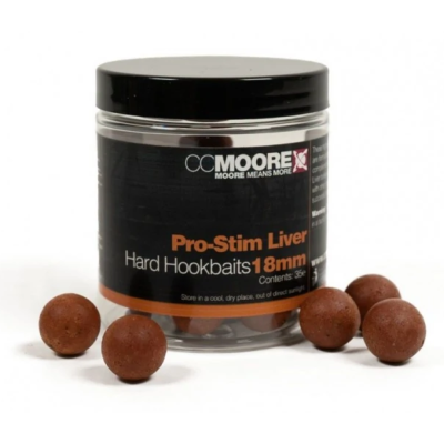 CC MOORE Hard Hookbaits Pro-stim Liver 18mm (x35)