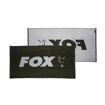 FOX Beach Towel Green / Silver