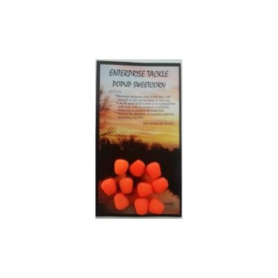 ENTERPRISE TACKLE Fluoro Pop Up Sweetcorn Orange (x10)