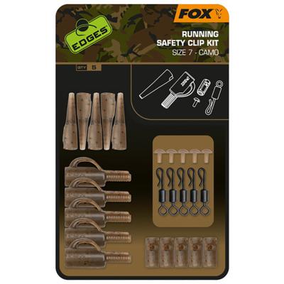 FOX Edges Camo Running Safety Clip Kit (x5)