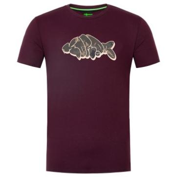 KORDA Outline Tee Burgundy