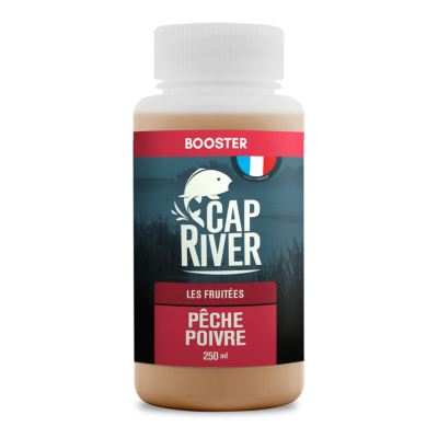CAP RIVER Booster Pêche Poivre (250ml)