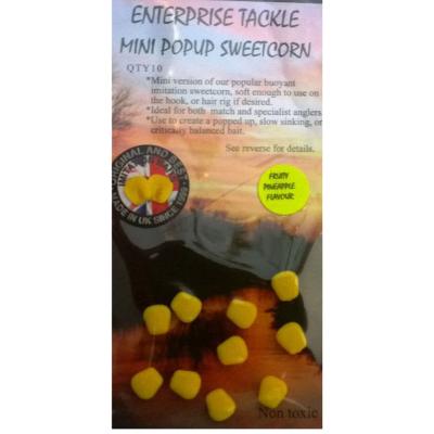 ENTERPRISE TACKLE Mini Pop Up Sweetcorn Jaune / Pineapple (x10)