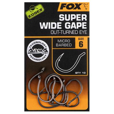 FOX Edges Armapoint Super Wide Gape (Out-turned Eye) Hooks (x10)