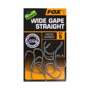 Fox Edges Wide Gape Straight Hooks (x10)