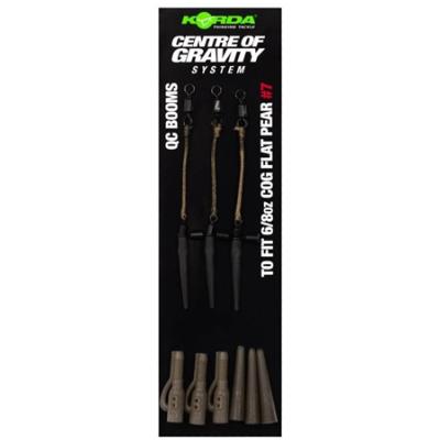 KORDA Système COG Boom QC Flat Pear 168g & 224g (x3)