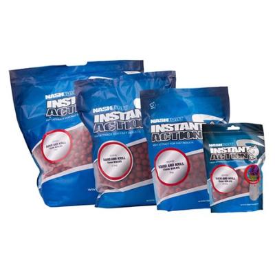 NASH Bouillettes Instant Action Squid & Krill (2,5kg)