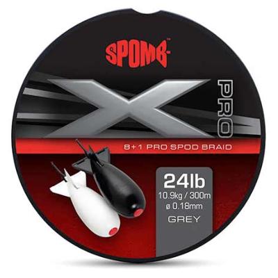 SPOMB X Pro Braid Grey 0.18mm (300m)