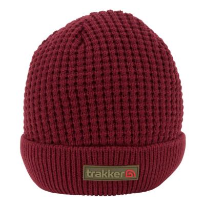 TRAKKER Plum Textured Beanie