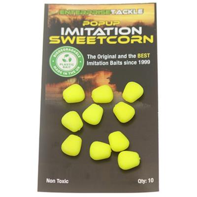 ENTERPRISE TACKLE Fluoro Pop Up Sweetcorn Jaune (x10)