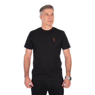 FOX Classic T-shirt Black / Orange