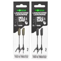 KORDA Kable Leadcore Heli Safe (50cm) (x2)