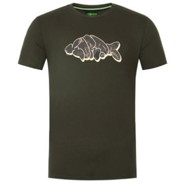 KORDA Outline Tee Dark Olive