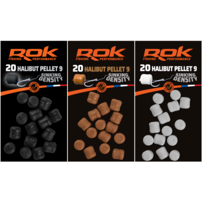 ROK Halibut Pellet 9 Sinking Density (x25)