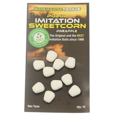 ENTERPRISE TACKLE Pop Up Sweetcorn Blanc / Fruity Pineapple (x10)