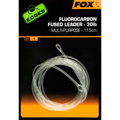FOX Edges Fluorocarbon Fused Leader 30lbs No Swivel 115cm