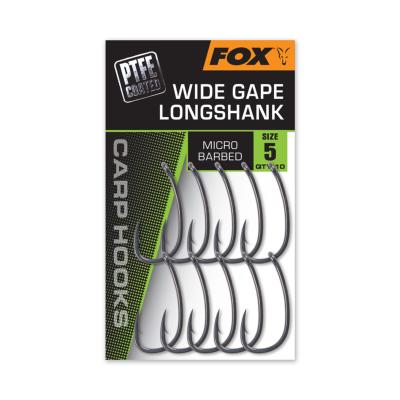 FOX Hameçons Wide Gape Long Shank (x10)