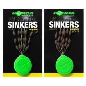 KORDA Dark Matter Sinkers Medium (x18)