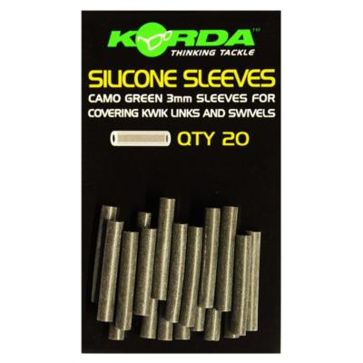 KORDA Silicone Sleeves Green (x20)