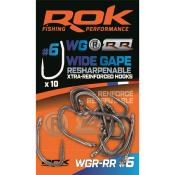 ROK Hameçons Wide Gape X-Tra Resharpenable Reinforced (x10)