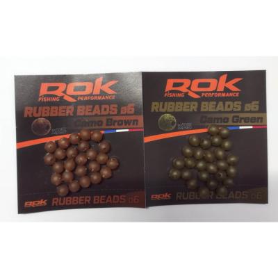ROK Rubber Beads Camo 6mm (x25)